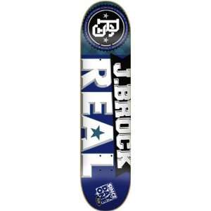  Real Brock Forever Deck 8.38 Skateboard Decks: Sports 