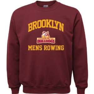  Brooklyn College Bulldogs Maroon Youth Mens Rowing Arch 