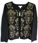 more options cj banks elegant golden medallion cardigan $ 38 99 listed 