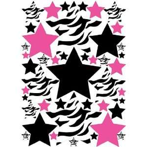  Zebra Print Star Wall Stickers/Decals/Wall Decor