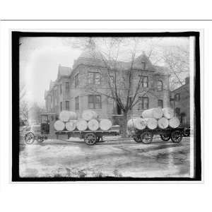    Historic Print (M): Times truck and trailer: Home & Kitchen