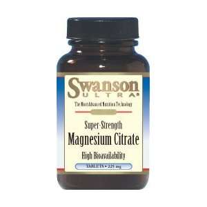  Super Strength Magnesium Citrate 225 mg 120 Tabs: Health 