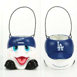   Dodgers Halloween Ghost Trick or Treat Candy Bucket: Kitchen & Dining