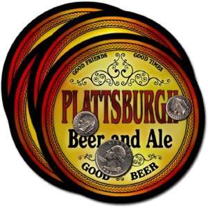  Plattsburgh , NY Beer & Ale Coasters   4pk: Everything 