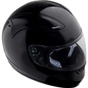   Nira CF Street Motorcycle Helmet   Black Shiny / Large Automotive