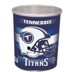  TENNESSEE TITANS OFFICIAL LOGO 1 GALLON GIFT TIN: Sports 