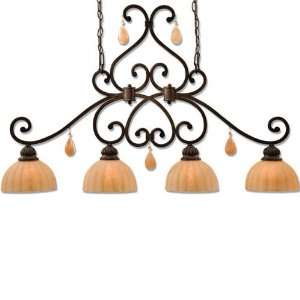  Valeria Collection Four Light Island Chandelier: Home 