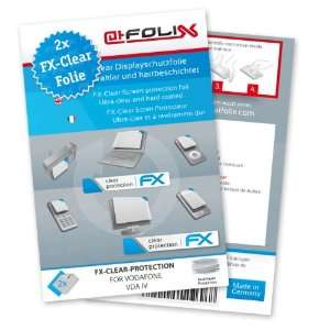  2 x atFoliX FX Clear Invisible screen protector for Vodafone 