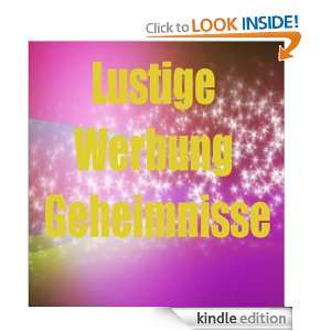 Lustige Werbung Geheimnisse (German Edition): anna Cone:  