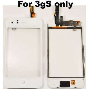  White iPhone 3gS Digitizer Assembly : Screen Digitizer Lcd 