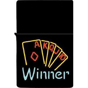   Vegas Winner Poker Refillable Metal Lighter ZP 0312: Sports & Outdoors