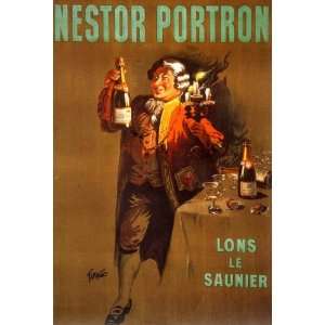 CHAMPAGNE NESTOR PORTRON LONS LE SAUNIER FRANCE FRENCH SMALL VINTAGE 