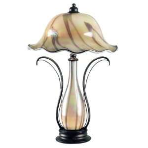  Inverness Table Lamp by Kenroy Home   Tuscan Silver Finish 