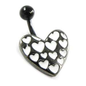  Body piercing Love hearts.: Jewelry