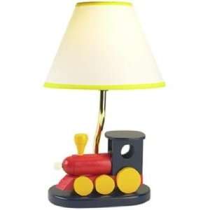  Childrens Wooden Train Table Lamp