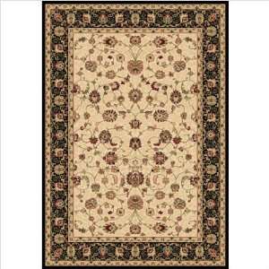  Conway 51007 Ivory/Black Rug Size: Runner 22 x 710 