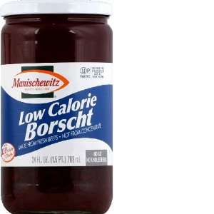 Manischewitz, Borscht, Low Calorie, 12/24 Oz  Grocery 