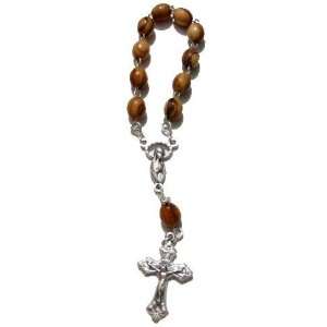  One Decade Olivewood Rosary Spiritual Religious Jewelry 