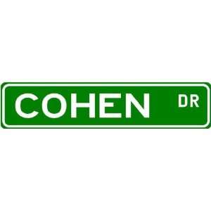  COHEN Street Name Sign ~ Family Lastname Sign ~ Gameroom 