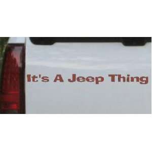   Jeep Thing Off Road Car Window Wall Laptop Decal Sticker: Automotive