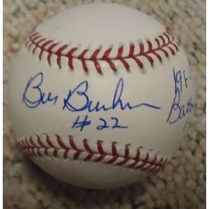  Bill Buckner Signed Baseball   OML * CUBS* W COA: Sports 