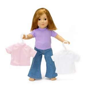  18 Inch Doll Clothes/clothing Jeans and T shirt Basics 