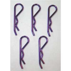  BODY CLIP 1/8   METALLIC PURPLE   5PCS. 