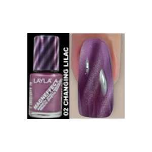   Layla Magneffect Nail Polish, Changing Lilac