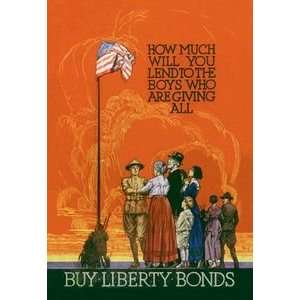 Buy Liberty Bonds   12x18 Framed Print in Black Frame (17x23 finished)