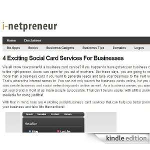   netpreneur: All about Online Startups: Kindle Store: Panah. C. Rad
