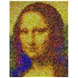  The Mona Lisa M&M Candy 8.5 X 11 mosaic print: Everything 