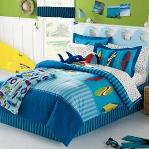  Jumping Beans, Surfs Up, 6 Piece Twin Bed Set: Home 