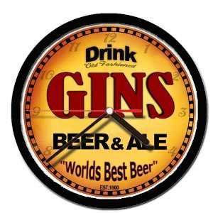  GINS beer and ale cerveza wall clock: Everything Else