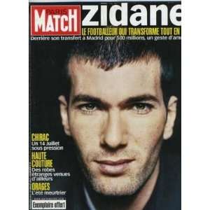  Paris Match Magazine July 2001 Zidane Cover Everything 