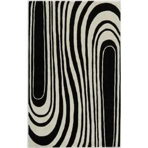  Flores 4910C Zebra 6 Round Rug Furniture & Decor