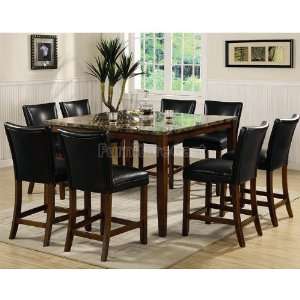   Dining Set with Faux Marble Top 120317 ch dining set: Home & Kitchen