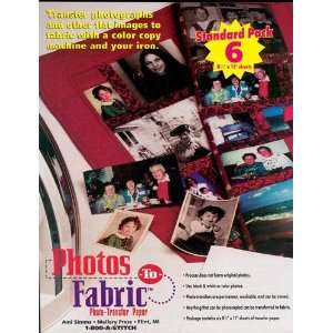  Photos to Fabric Transfer 6 pack By The Each Arts, Crafts 