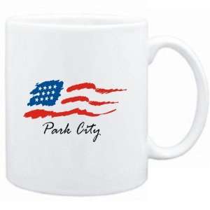  Mug White  Park City   US Flag  Usa Cities: Sports 