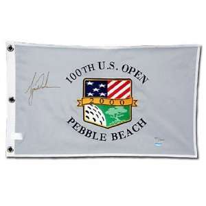  Tiger Woods Limited Edition Autographed 2000 US Open Pin 