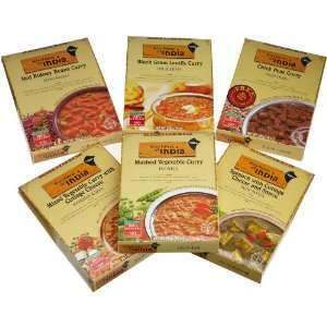 Kitchens of India Ready to Eat Dinner Variety Pack, 10 Ounce Boxes 