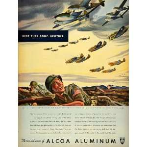   Field Soldiers WW2 Dive Bombers   Original Print Ad
