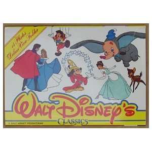  Disney Classic Movie Titles Fold Out Post Card Set With 