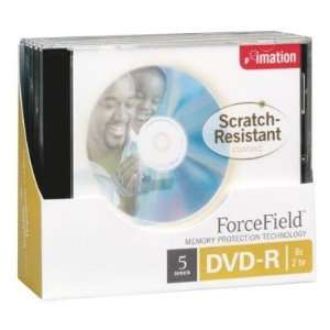  IMN17811 DISK,DVD R,8X,FORCEFIELD,4.7GB,5PK Electronics