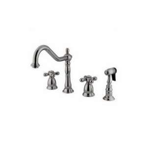  Elements of Design Two Handle Kitchen Faucet With Spray 