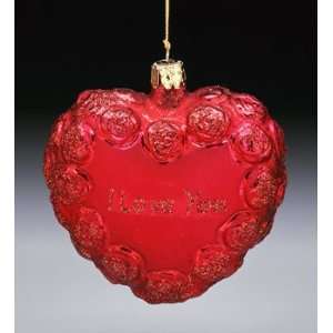  Goebel 191908 Heart of Love Glass Ornament: Everything 