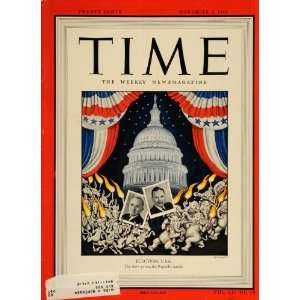  1948 Cover TIME U.S. Presidential Election Artzybasheff 