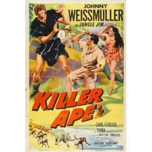  Killer Ape (1953) 27 x 40 Movie Poster Style A: Home 