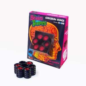  Brain Teasers Cerebral Rings Game: Toys & Games