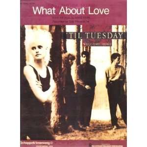  Sheet Music What About Love Til Tuesday 181 Everything 