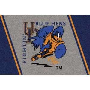   NCAA Team Spirit Rug   Delaware Fightin Blue Hens: Sports & Outdoors